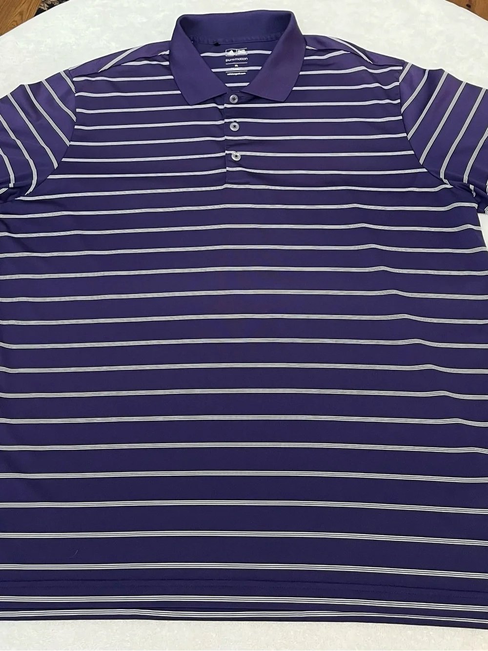 Adidas Men’s XL Polo Golf Shirt Bundle of 2 SS Activewear Shirts Casual Summer